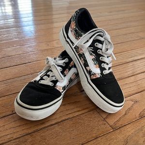 Girls Flower detail Vans